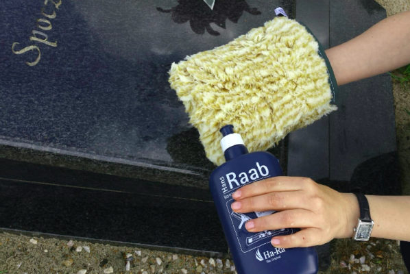 Rekawica Zielona i płyn Ha-Ra