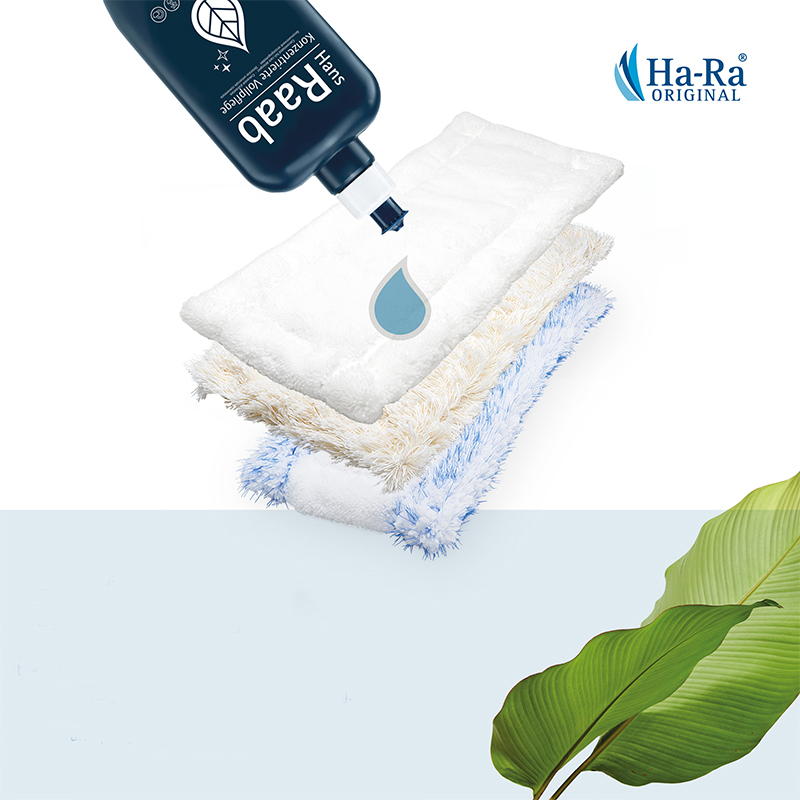 Mopy do podłóg Ha-Ra silnie czyszczące bez środków chemicznych. Do profesjonalnego sprzątania domu