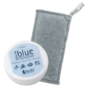 Zestaw czyszczący Ha-Ra Blue - Pasta + ściereczka Viva