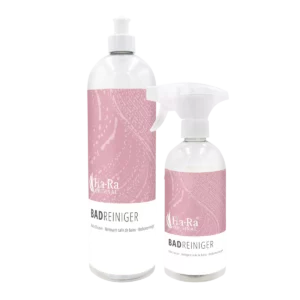 Zestaw spryskiwacz i naturalny płyn do łazienek 1 l z malinowym aromatem